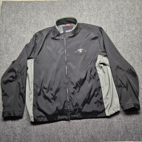 Northrop Grumman BAT UAS Jacket Port Authority Mens 2XL Black Grey Windbreaker